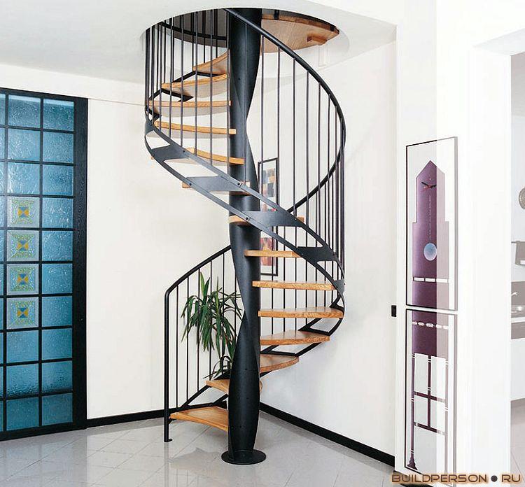 Винтовая лестница в доме